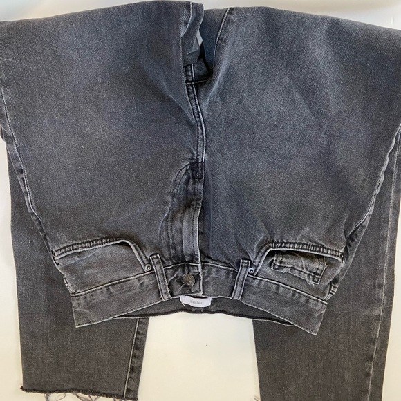 FOREVER21 black denim mom jeans - Picture 1 of 2